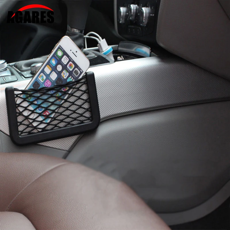 

Автомобильные аксессуары, товары, автомобильный органайзер, сумка для хранения, карманный сетчатый держатель для телефона