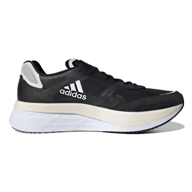 Adidas Adizero Boston 10. Черно-белые кроссовки H67513