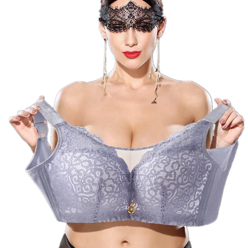 

Sexy Big Size Bras Women Lace High quality Floral lady Underwear Plus Big Size Bras Lingerie