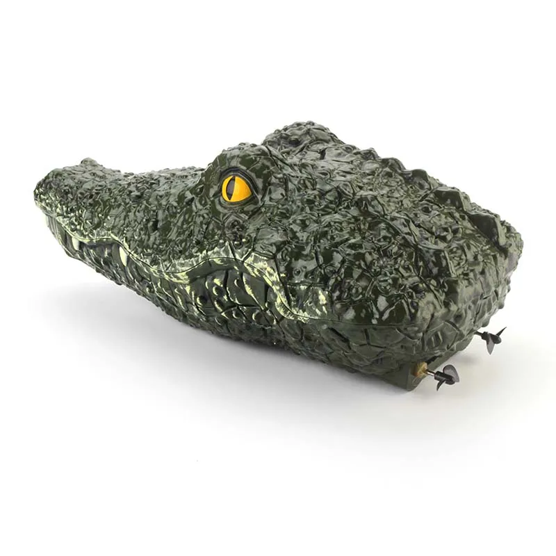 Крокодиловая лодка 2 4 ГГц RC канала Аллигатор яркая голова имитация розыгрыша