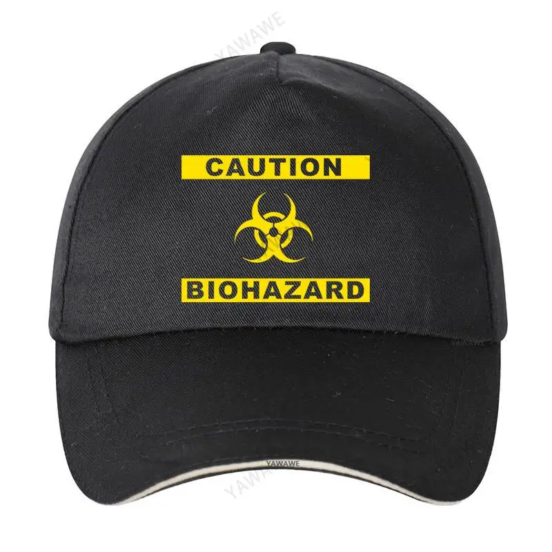 

Baseball Caps Summer Casual Adjustable Caution Biohazard cap summer fashion brand hat new arrived