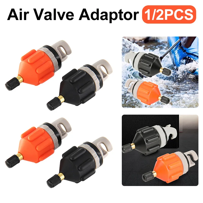 

5/10pcs Rowing Boat Air Valve Adaptor Kayak Inflatable Pump Adapter Wear Resistant for SUP Board Attachment Kayak Accessory