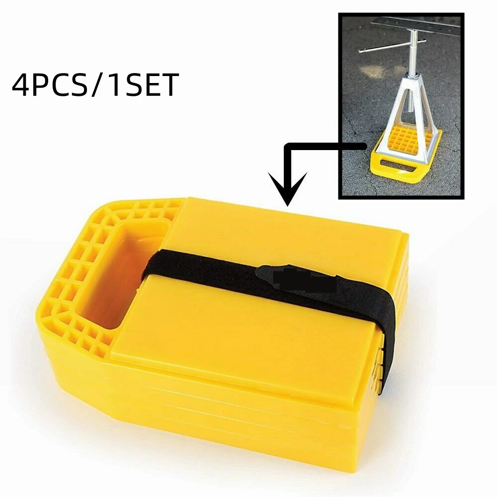 

4 упаковки, стабилизирующие колодки домкрата для домкратов, 6,5 дюйма x 9 дюймов