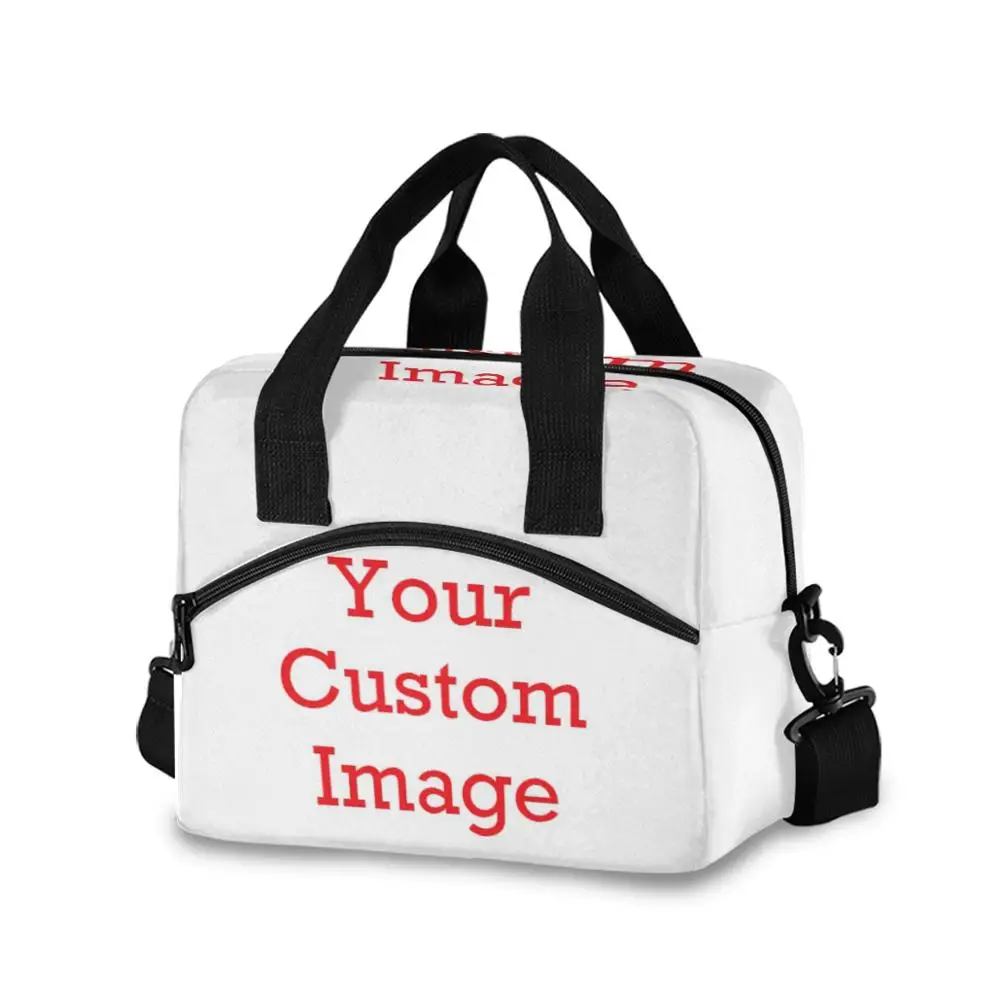 

Custom Cooler Bags Large Capacity Portable Lunch Bags For Women Men Fresh Keeping Box Insulated Tote Travel Storage Handbags