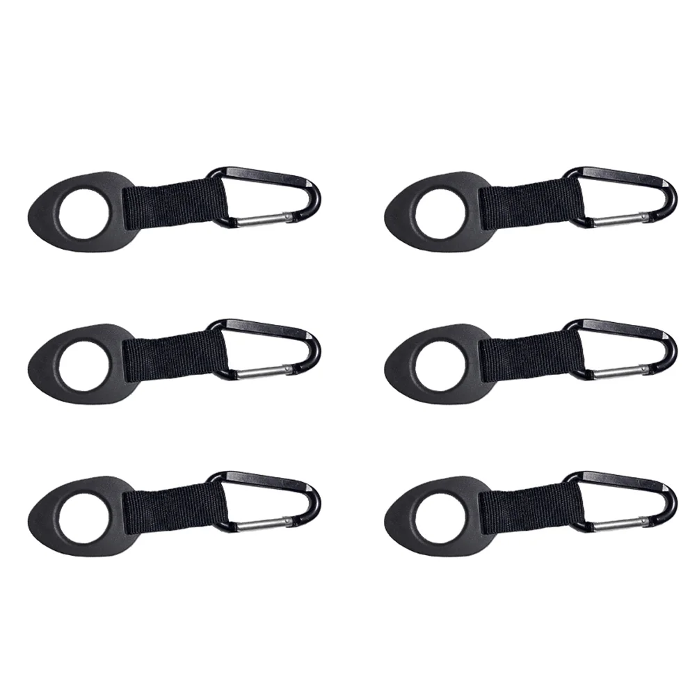 

6Pcs Bottle Buckles Hanging Bottle Buckles Bottle Buckles Kettle Hanging Hook for Climbing Fishing Camping Running