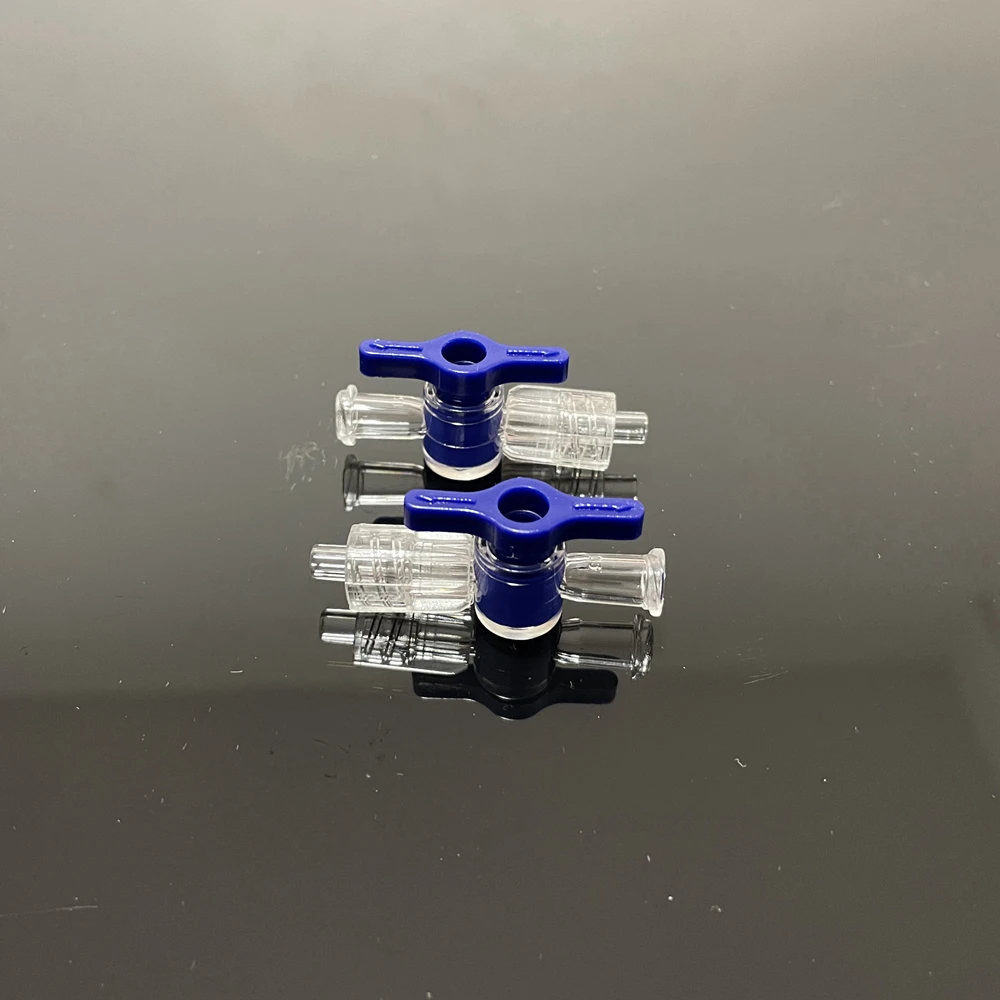 

10 PCS Non Sterile Plastic 2 Way Piston Valve