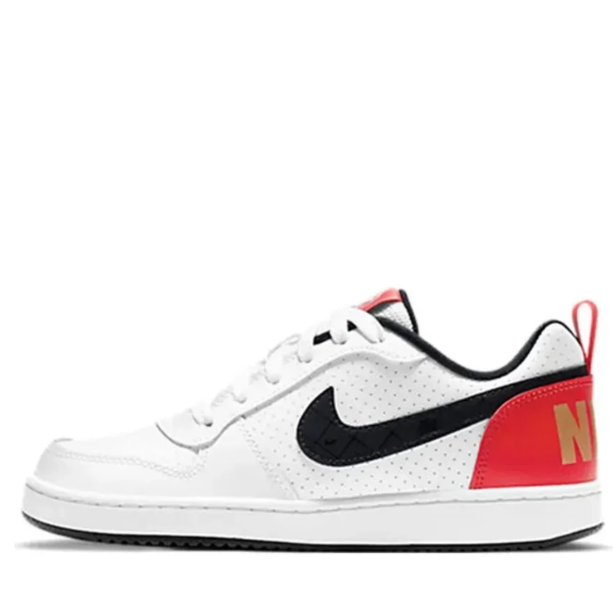 Детские кроссовки Nike Court Borough Low Low-Top черно-белые