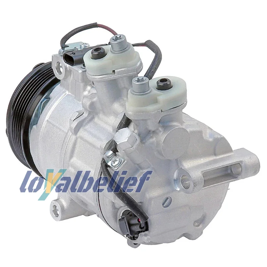 Фото Компрессор кондиционера 6SAS14C для Mercedes-Benz C E GLC W213 13-19 A0008303902 A0008304002 A0008306700 A0008303002 A0008306700 №2