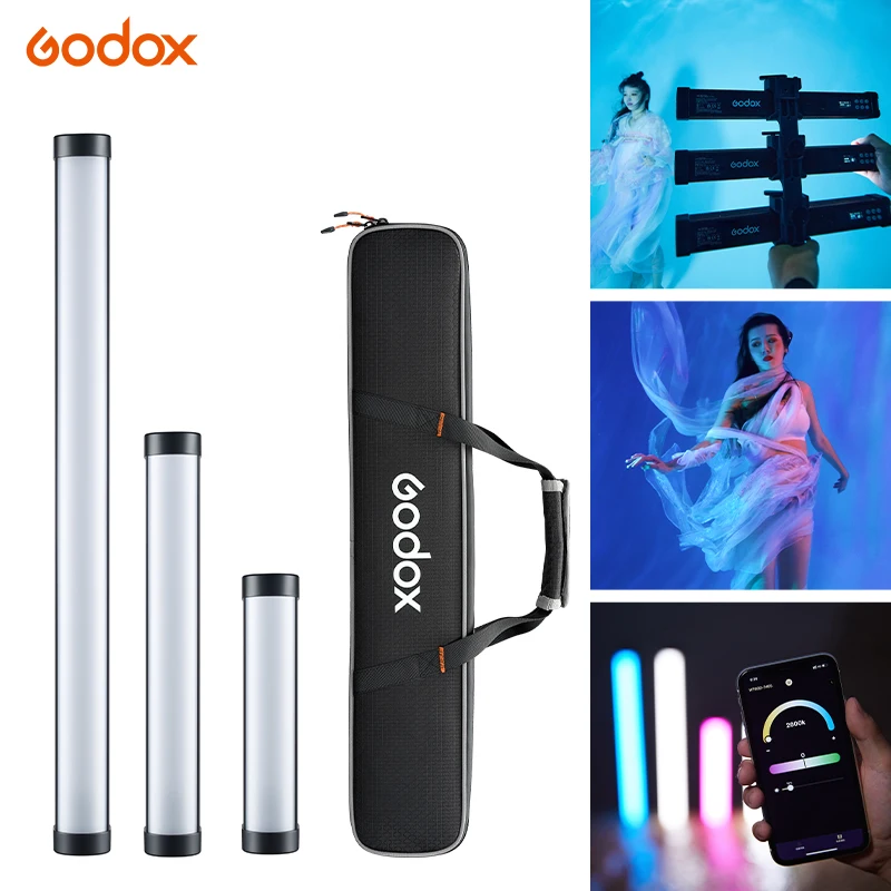 

Godox LED Dive RGB Tube Light WT25R WT25D WT40R WT40D WT60R WT60D Underwater Photography Video Lighting for Creating Shooting