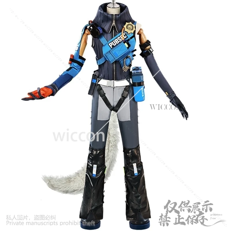 Аниме-игра Zenless Zone Zero косплей Seth Lowell костюм для вечеринки униформа Хэллоуина