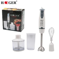 immersion multi purpose hand blender heavy duty copper motor 304 stainless steel with whisk milk frother attachments