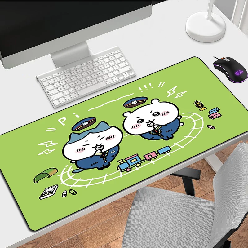 

Chiikawa Mousepad Xxl Gaming Mouse Pad cute Desk Mat Gamer Keyboard Pc Accessories Large Anime Extended Protector Mice Keyboards