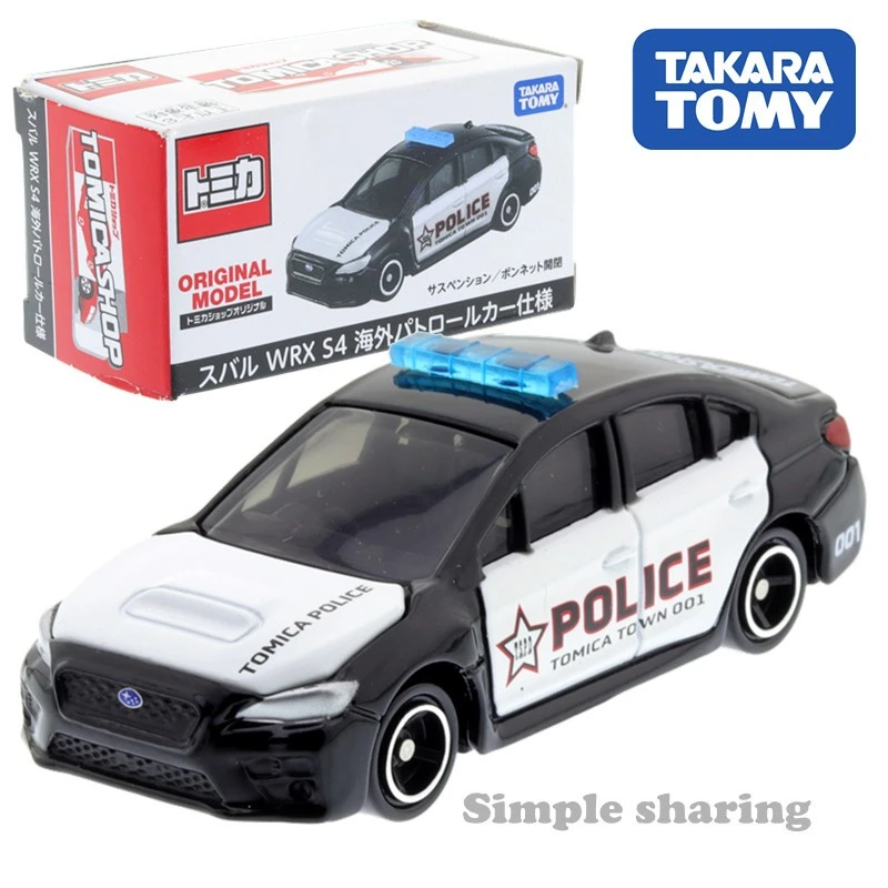TAKARA TOMY TOMICA Subaru WRX S4 зарубежный полицейский автомобиль литый под давлением