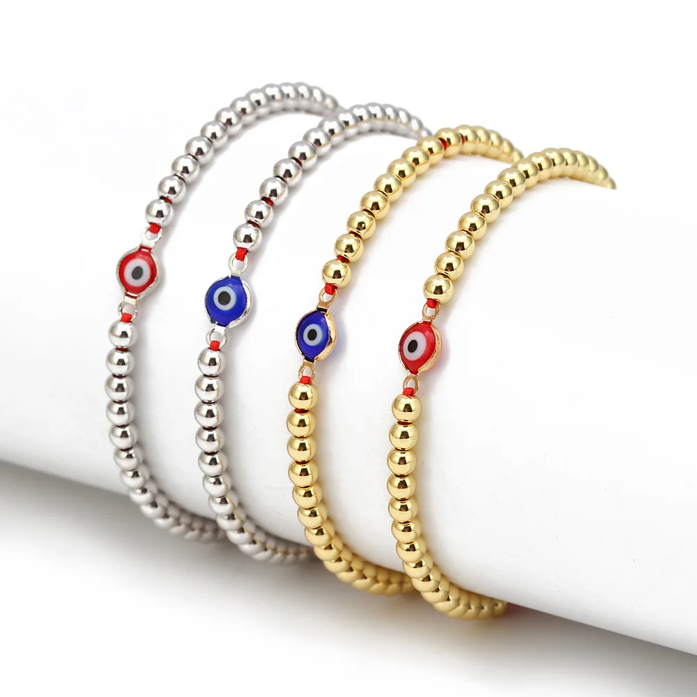 

MAY Turkish Lucky Evil Eye Bracelets For Women Handmade Braided Rope Lucky Jewelry Red Bracelet Female.