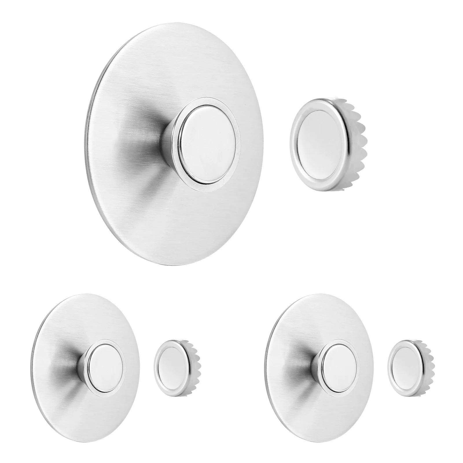 

3PCS Magnetic Holder for Wall, Wall Mounted Holder Saver for Bathroom Kitchen ( )