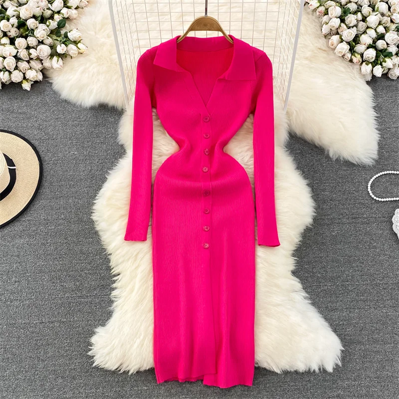 

Women Crochet Dresses Short Sleeve Solid Color Knit Cut Out Dress