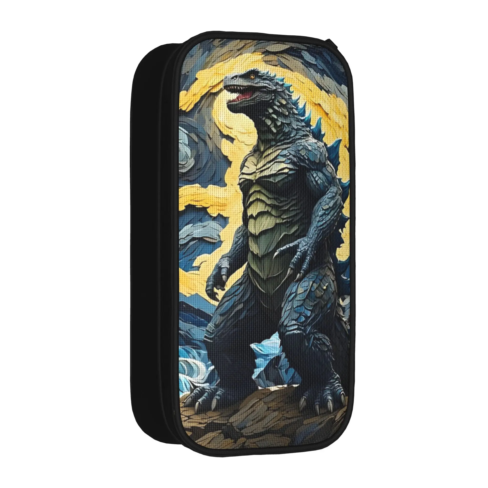 Фото Пеналы Monster G-Godzillas: Забавные японские пеналы-кайку для девочек и мальчиков, большая сумка для ручек, косметичка, офисный пенал для хранения №1