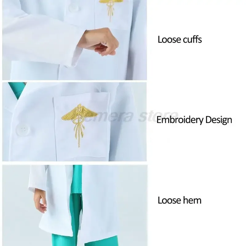 para lekarz szpitalny kariera dla dzieci dziewczyna/chłopiec chirurg doktor jednolite chłopcy dziecko Halloween przebranie na karnawał element