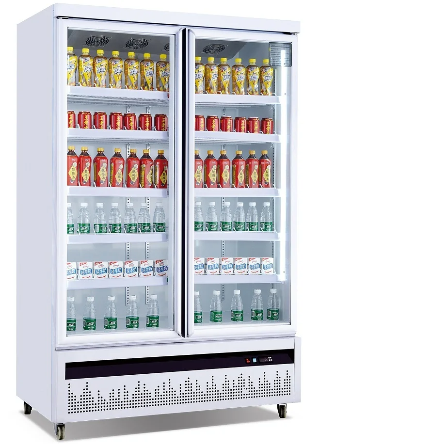 

Supermarket Vegetable Meat Seafood Beverage Showcase Small Discount Refrigerator