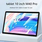 Планшет M40 Pro, 10 дюймов, android, 8 ГБ ОЗУ + 256 Гб ПЗУ, 10 ядер, android 10,0