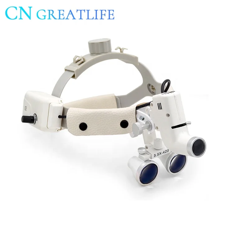 

3.5x Led Headlamp Dental Dental Magnifying Glasses Loupe Surgical Headlamp Surgical Loupes Dental Loupes 3.5 with Led