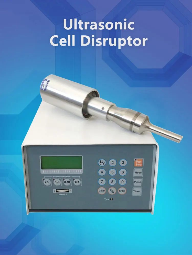500ML Portable Cell Disruptor Mixer Ultrasonic Homogenizer Sonicator Price For Medical Experiment Industry
