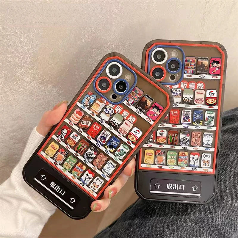 Чехол для телефона с торговым автоматом IPhone 14 13 12 11 Pro Max XR XS MAX 8X7 невидимый