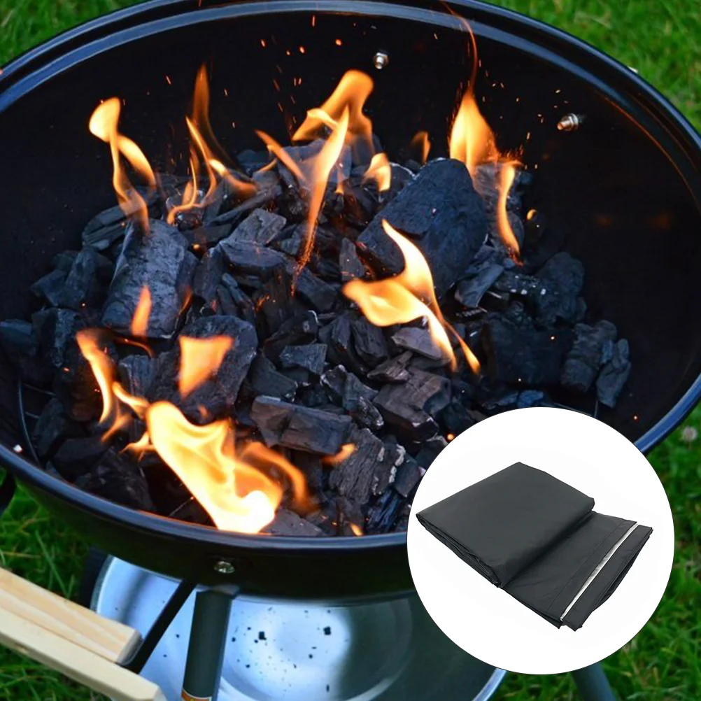 

Fire Pit Cover Table Mesh Dome Snuffer Burner Waterproof Rain Garden Furniture Protection Outdoor
