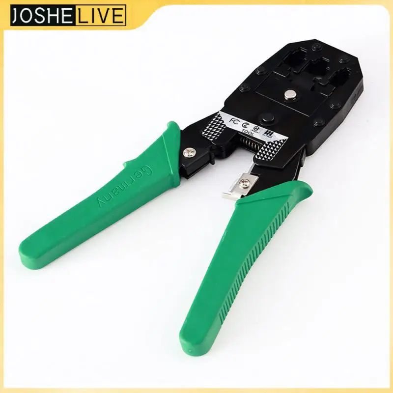 

Labor-saving Network Telephone Crimping Stripping Plier Network Cable Crimper Wear-resistant Durable Steel Wire Mesh Pliers