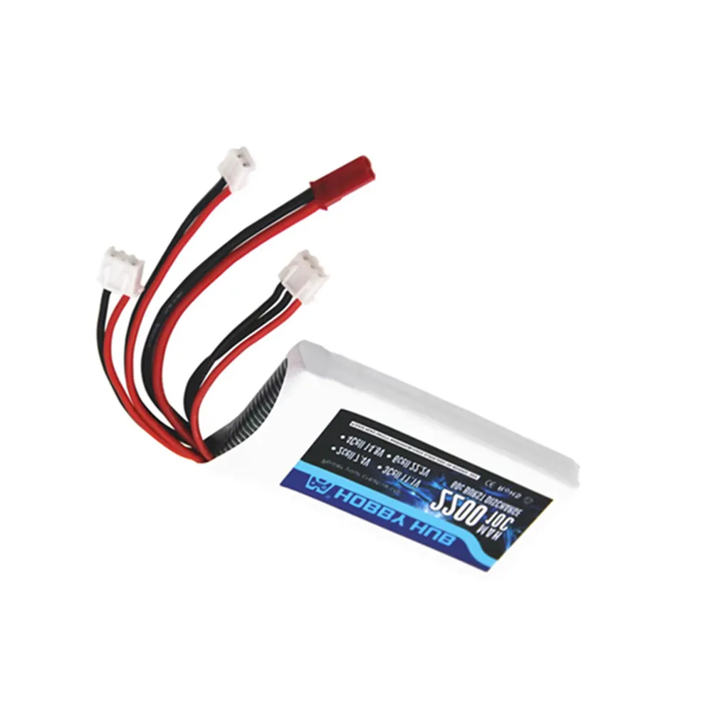 Фото Аккумулятор LiPo 2S 7.4В 2200мАч 10C для передатчика FrSky Taranis Q X7, для Radiolink RC3S RC4GS RC6GS DX6e DX6, запасная часть для радиоуправляемых моделей. №4