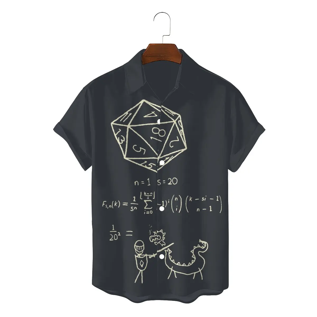 

The Science Of 20 Sided Dice Special 3D Shirt DnD Game Leisure Hawaii Shirts Newest T-shirt For Adult