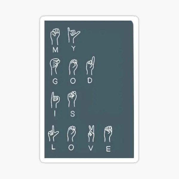 

5 шт., наклейки на автомобиль «мой бог-любовь»