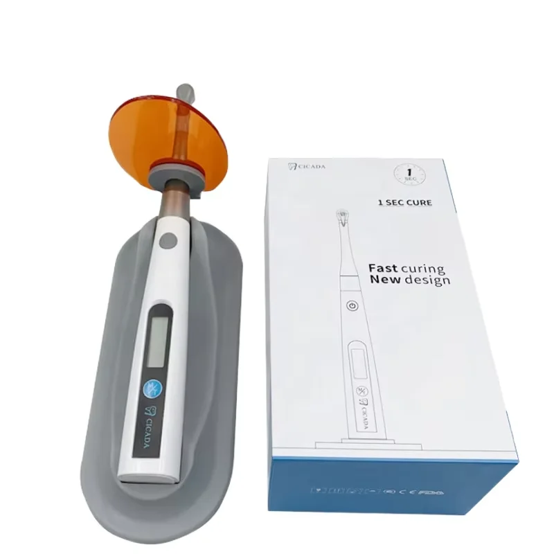 Беспроводная стоматологическая LED-лампа для фотополимеризации 1S Fast Cure Lamp 360 °   Поворотная металлическая головка, 3 режима, ЖК-дисплей (art.: 3920dafbdfe80) - 3920dafbdfe80