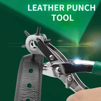 leather hole puncher tool for belts watch bands handbag strapsfabric leather hole puncher for crafts easy diy belt holes