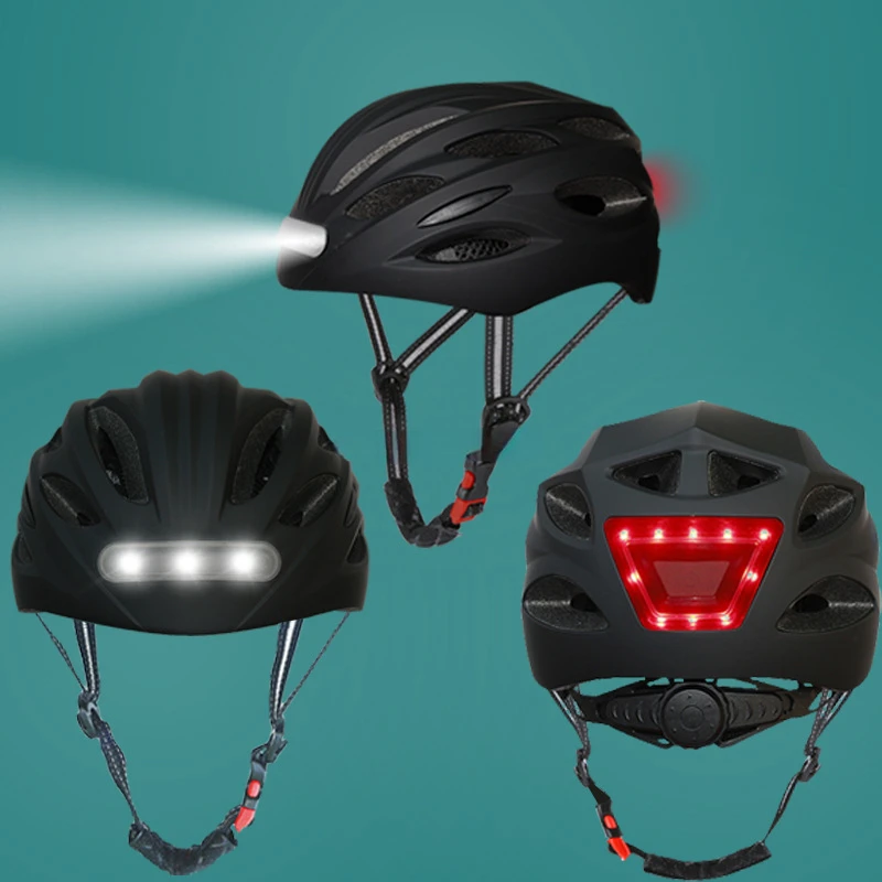 High Protection Equip Construction Safety Helmet for Outdoor Sports or Other Activities Bike Helmet with Led Tail Light Casque