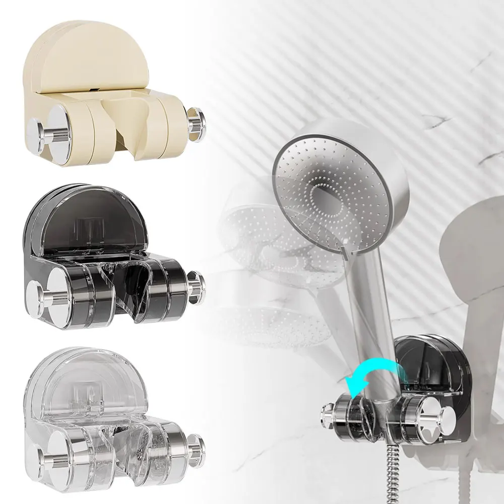 

Universal Shower Stand Hanging Head Bracket No-Hole Shower Head Suction Cup Base Kids Bathroom Fixer Hanging Seat Bracket