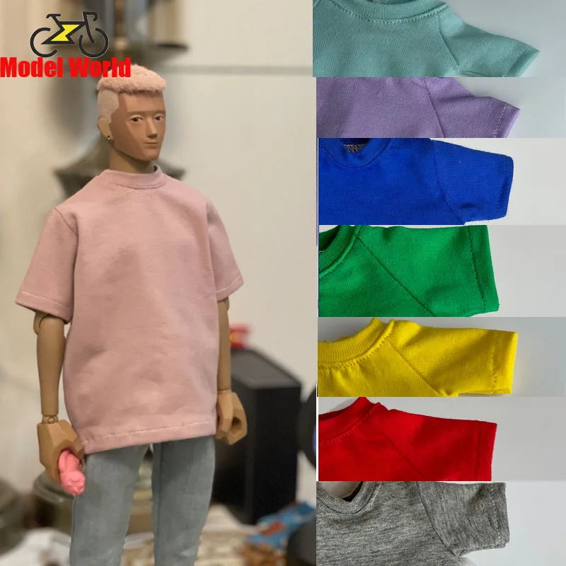 

1/6 Scale male clothes oversize T shirt fit 12 inches action figure body model