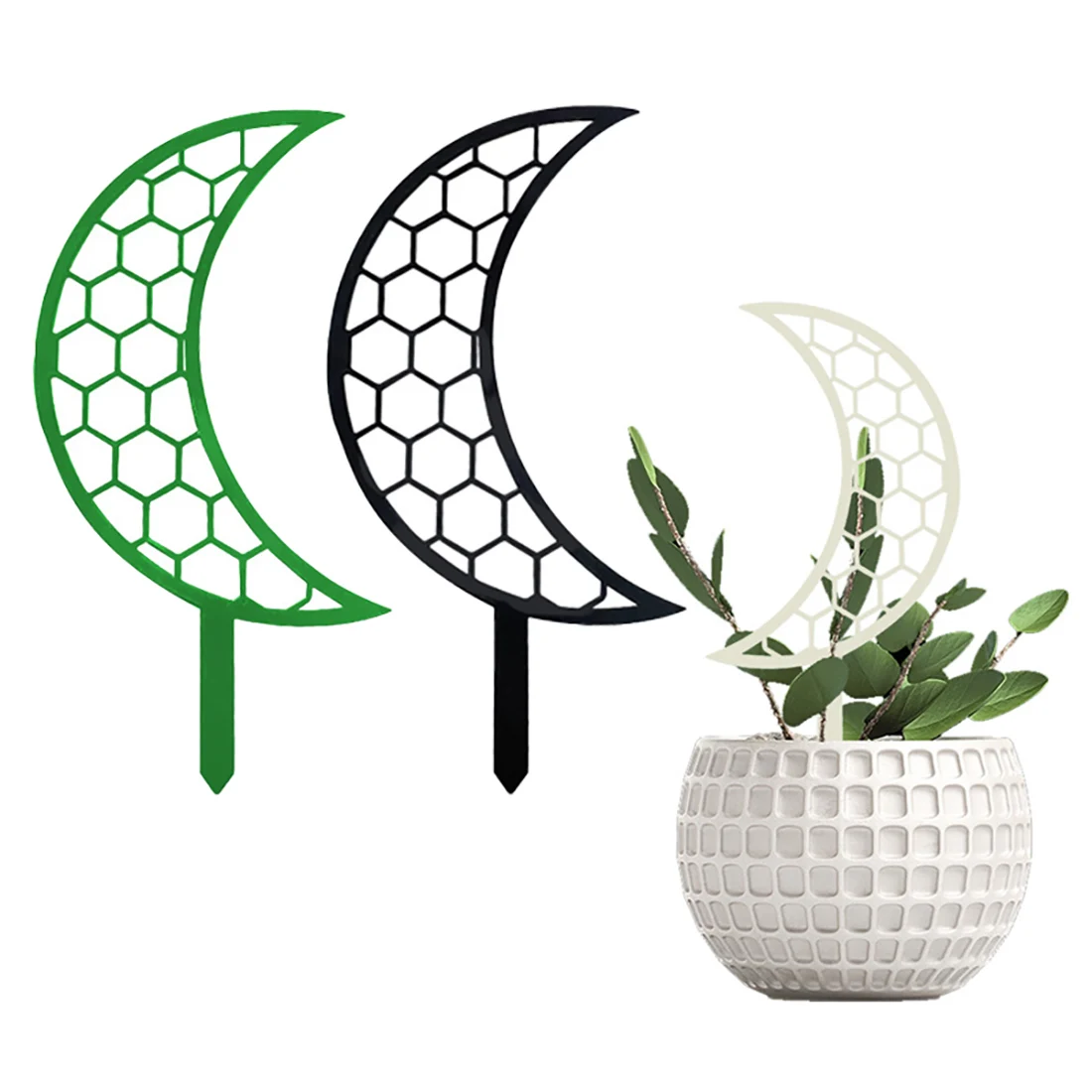 

Пластиковая решетка в форме Луны для подъема растений