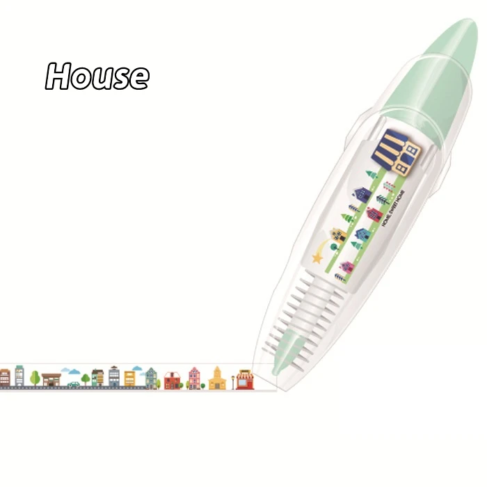 

Декоративная лента VALIOSOPA 6 мм * 4 м, мультяшные узоры