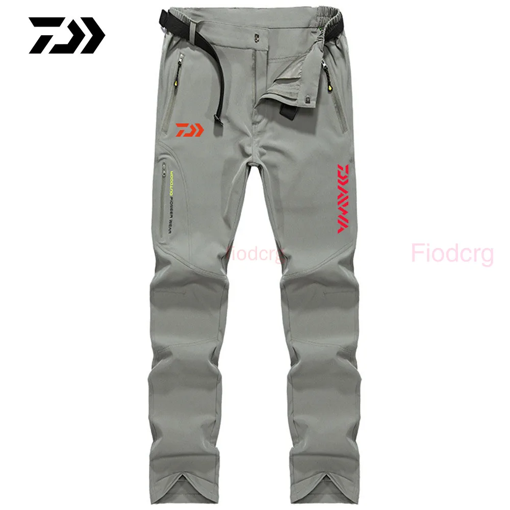 

Outdoor Daiwa Sport Quick-Drying Waterproof Casual Stretch Pants Breathable Sunscreen Camping Hiking Fishing Tactical