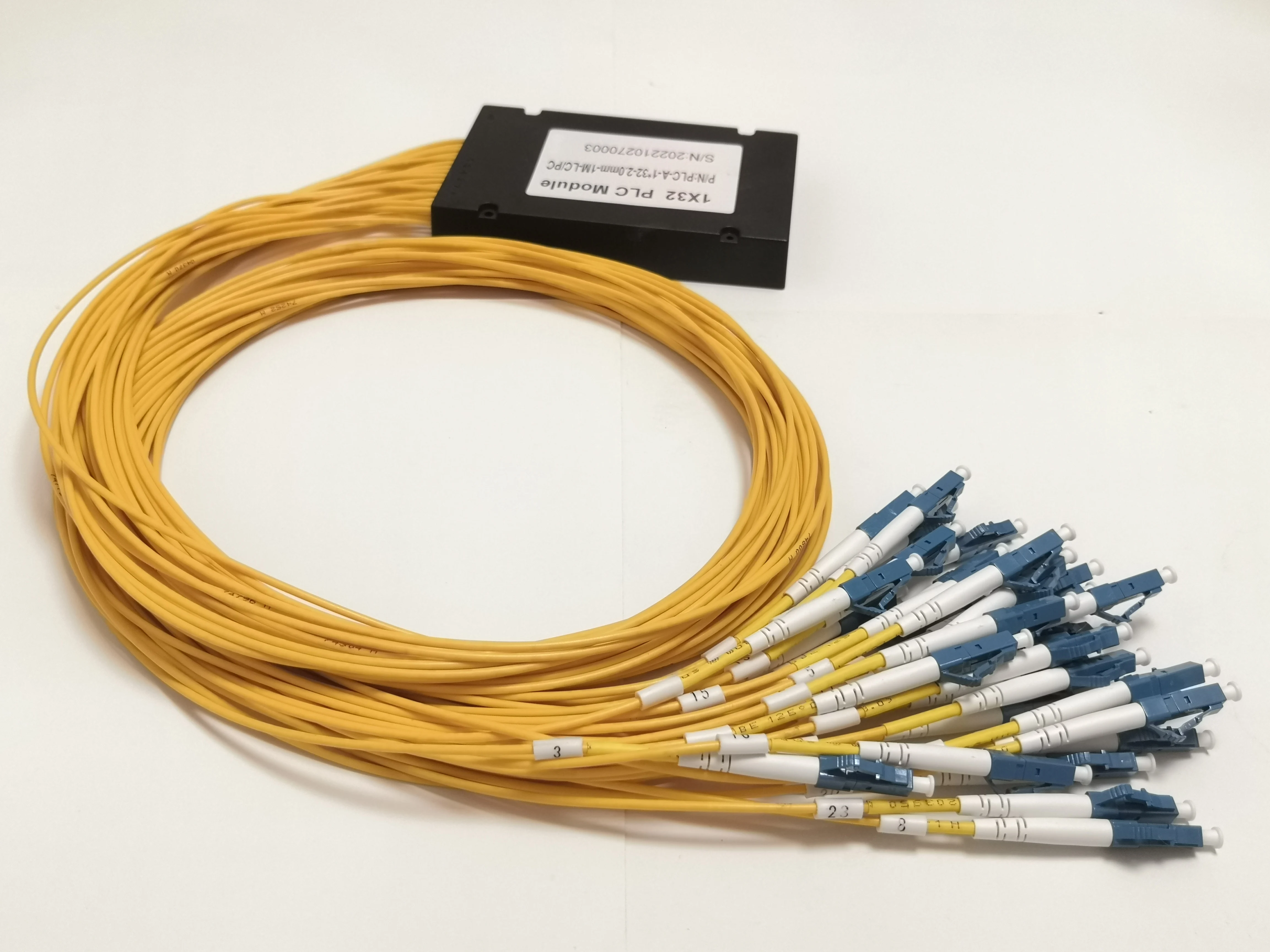 GEPON Splitter 1×32 PLC Splitter with ABS box, SC, FC, LC, E2000 connector