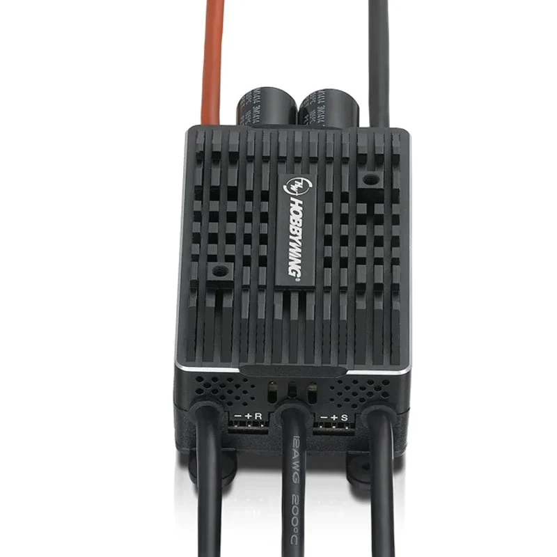 Фото Бесколлекторный регулятор скорости Hobbywing Platinum HV 130A SBEC V4 (без BEC) и 130A OPTO V4 (без BEC) для радиоуправляемых дронов, вертолетов и самолетов №3