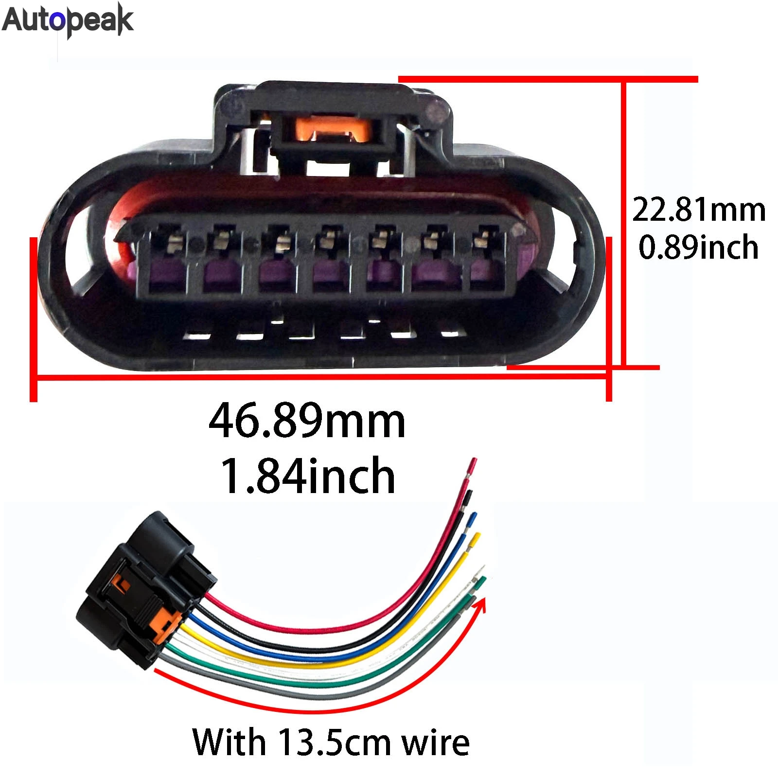 

Для Opel Vauxhall Adam Ampera Astra Mokka Meriva Insignia Corsa 7-контактный разъем катушки с предварительной проводкой PP10000888 1930-0958