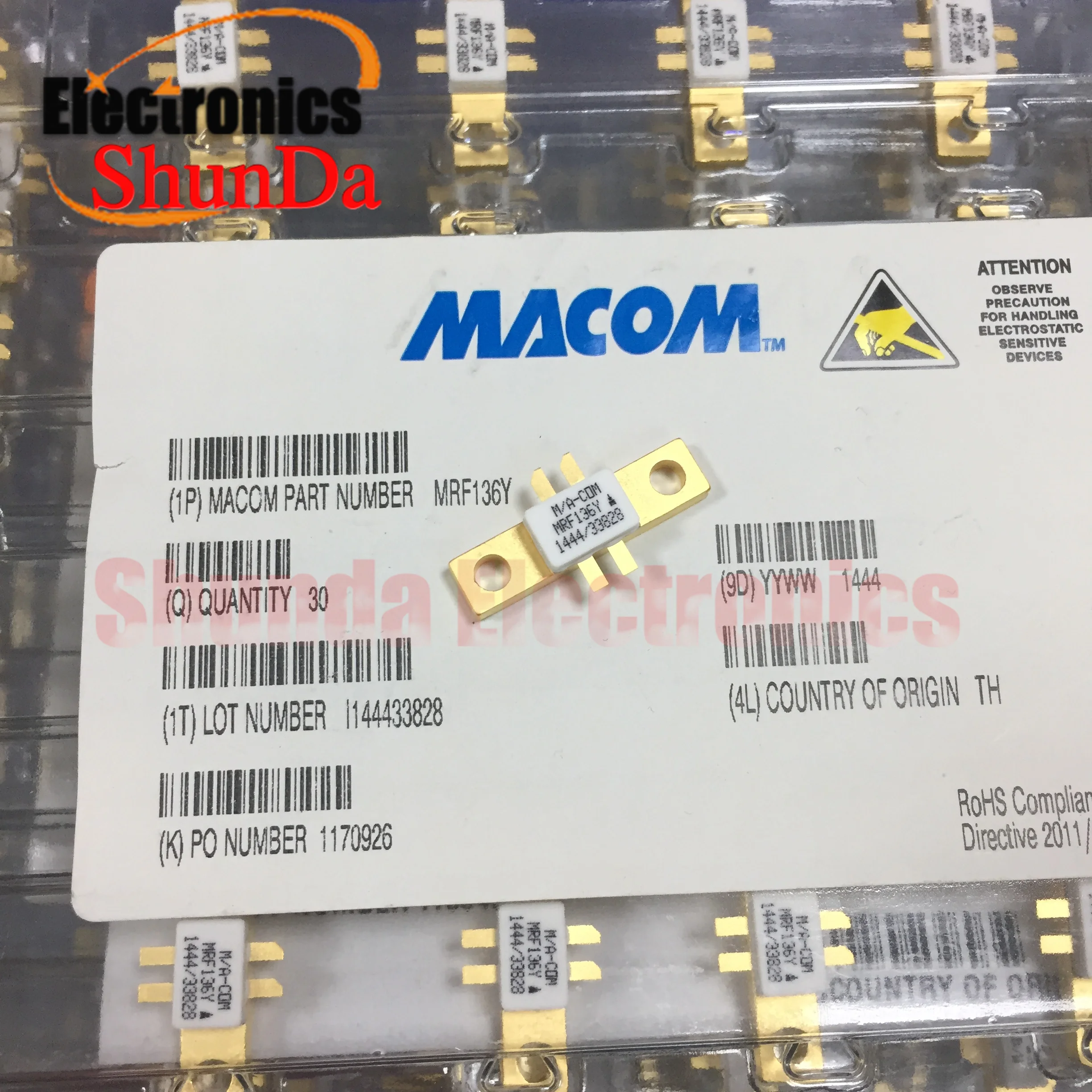 MRF136Y новый оригинальный радиочастотный транзистор высокочастотная трубка