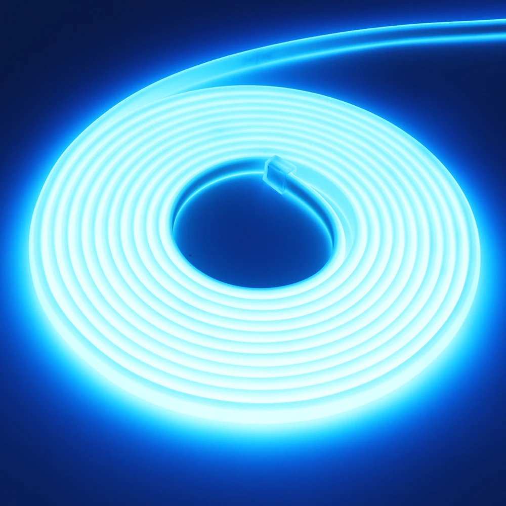 

288 светодиодов COB Неоновая гибкая световая лента 220 В 10 цветов с переключателем RA90 CRI 90 Водонепроницаемая силиконовая трубка Лампа Рекламный знак