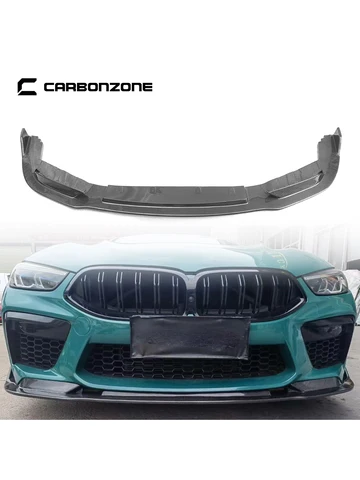 V-образный передний бампер из углеродного волокна для BMW 8 серии M8 спойлер для подбородка крыло Лопата диффузор Корпус Комплект
