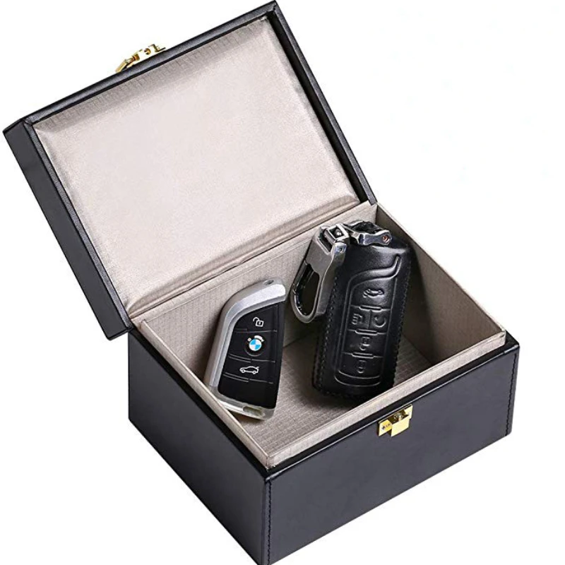 

Shielding Material Keyless Signal Blocker Box For Phones Cards And Key Fobs