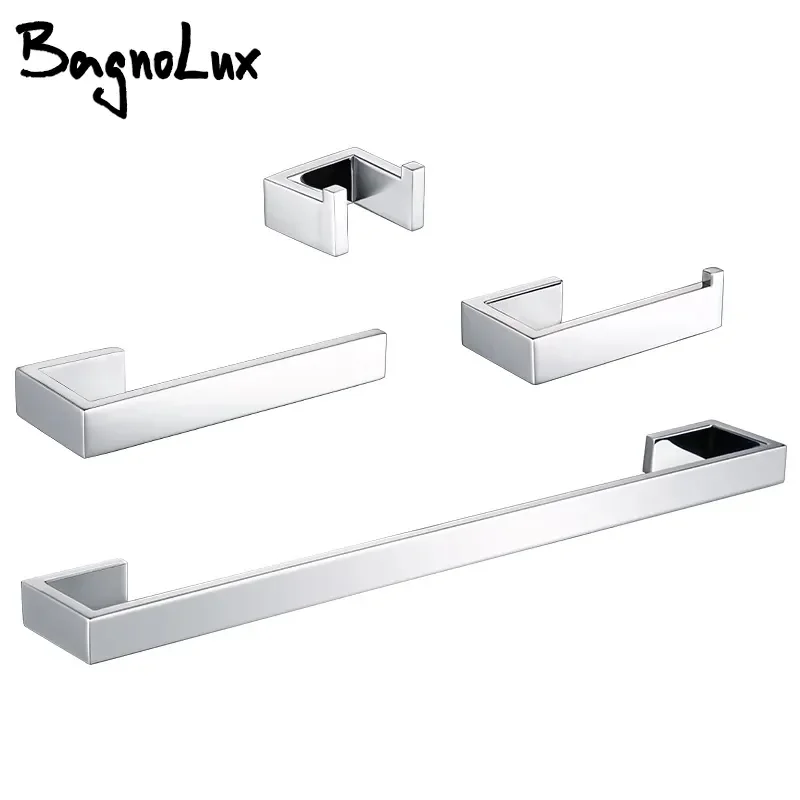 

NEW Bathroom Accessories Set Toilet Roll Paper Towel Holder Hook Bar Stainless Steel Bedroom Wall Mounted Kitchen Bath Hardware