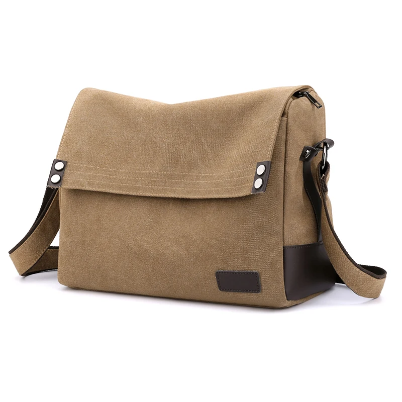 

Vintage Men's Shoulder Bag High Quality boys Crossbody Bag Casual man Messenger Bag Canvas male Business Handbags 2023 New