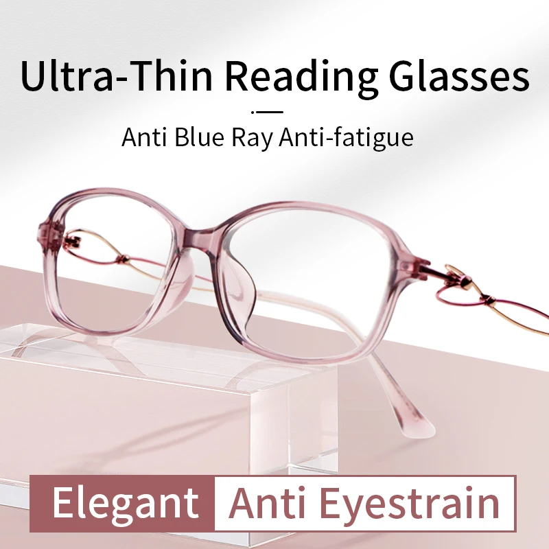 Ретро круглые очки для чтения NoEnName_Null прозрачные женщин